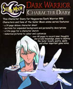 Dark Warrior Character Diary - back